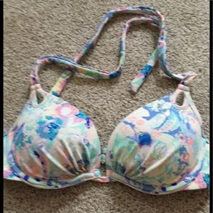 Victoria’s Secret push up halter swim top